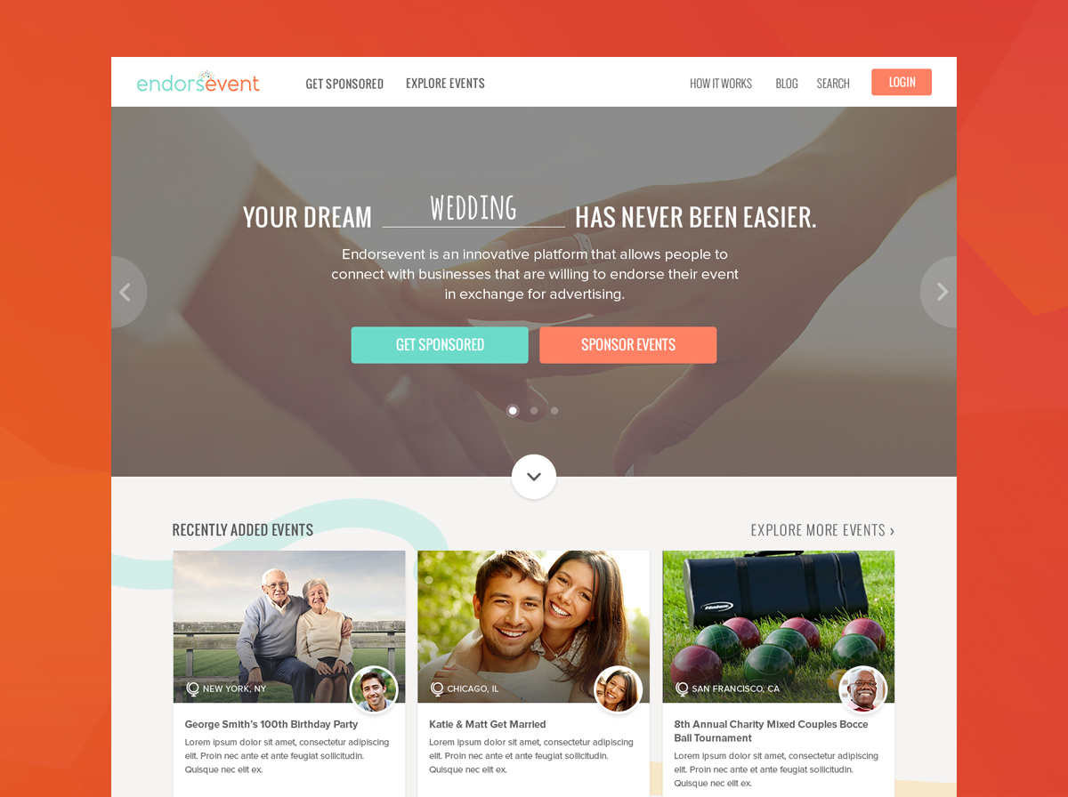 Endorsevent Event Management App