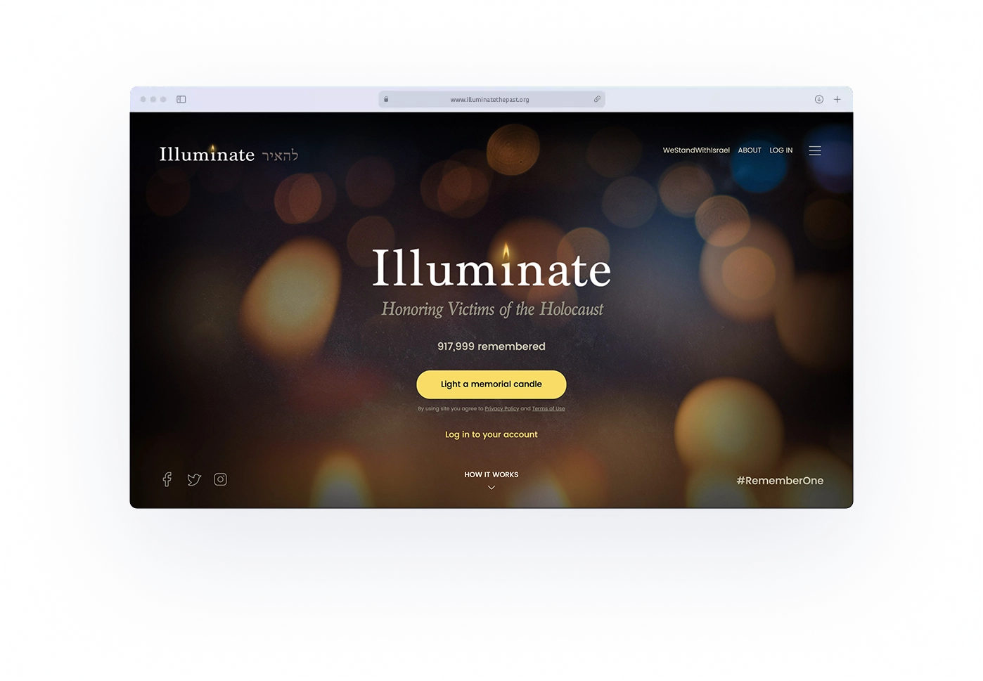 Illuminate the Past Application